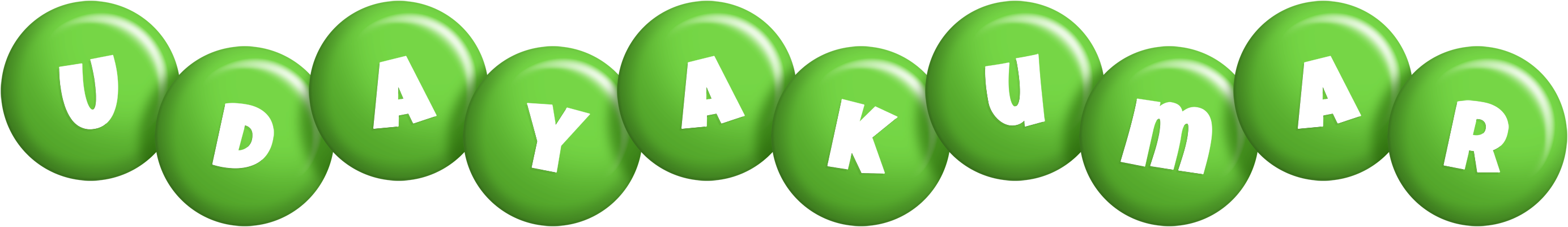 Udayakumar candy-green logo