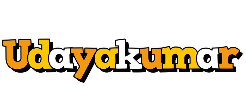 Udayakumar cartoon logo