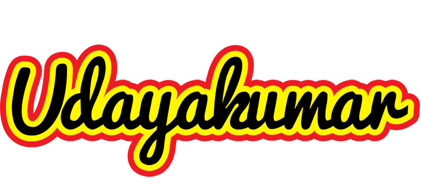 Udayakumar flaming logo