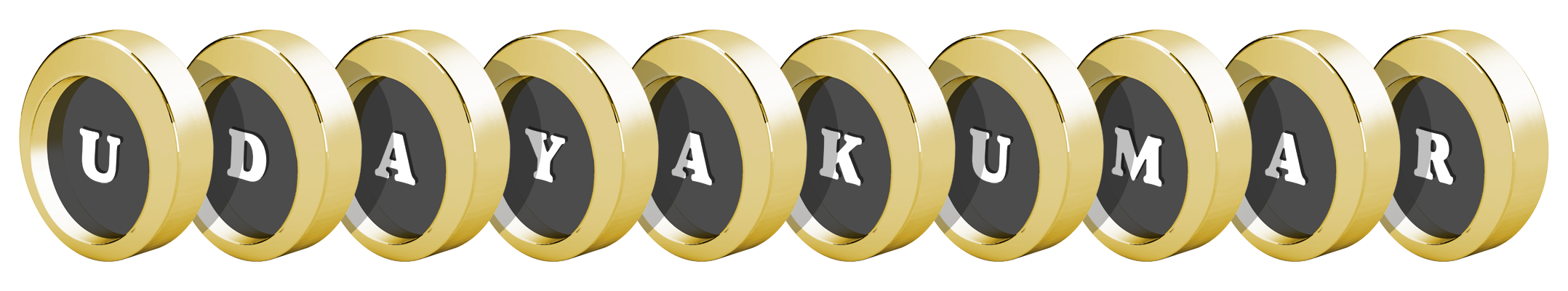 Udayakumar gold logo
