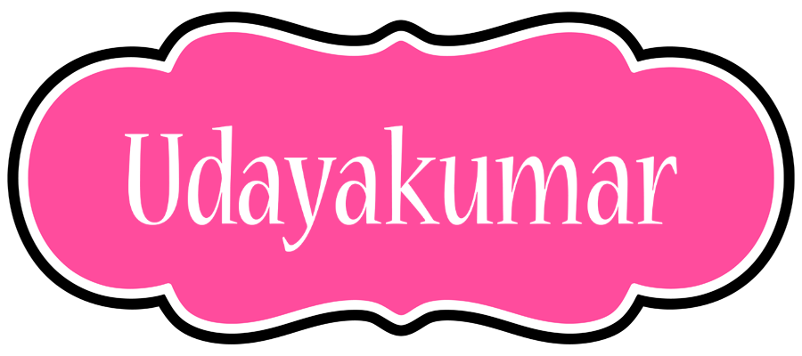 Udayakumar invitation logo