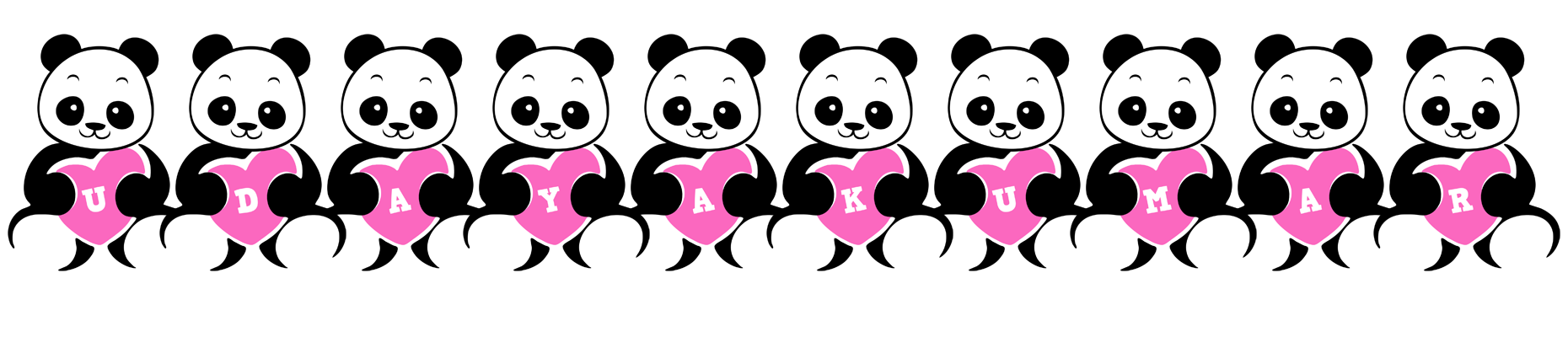 Udayakumar love-panda logo