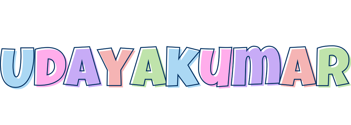 Udayakumar pastel logo