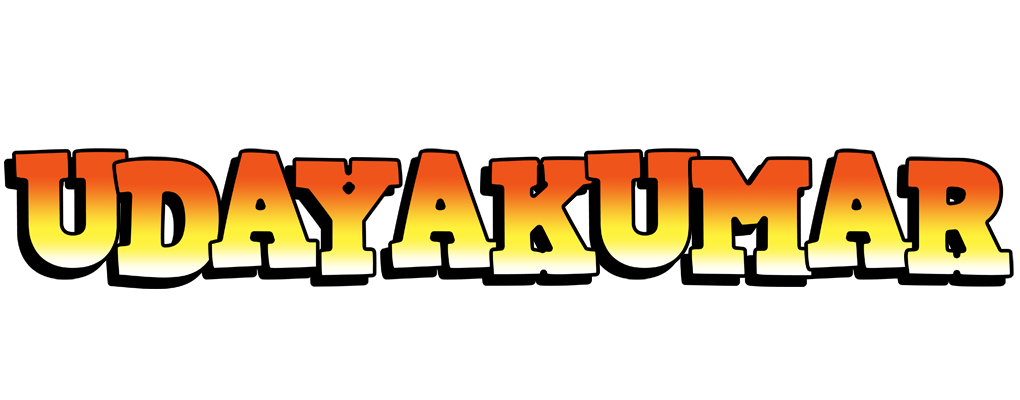 Udayakumar sunset logo