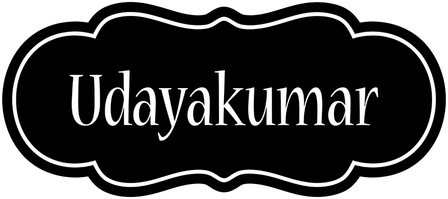 Udayakumar welcome logo