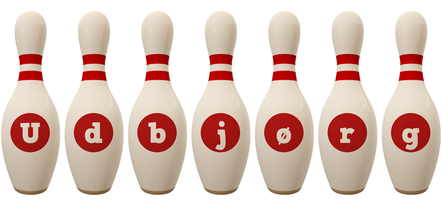 Udbjørg bowling-pin logo