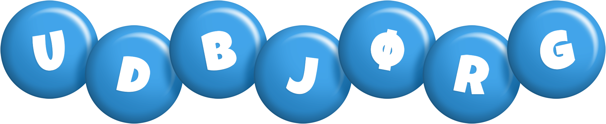 Udbjørg candy-blue logo
