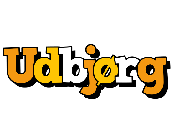 Udbjørg cartoon logo