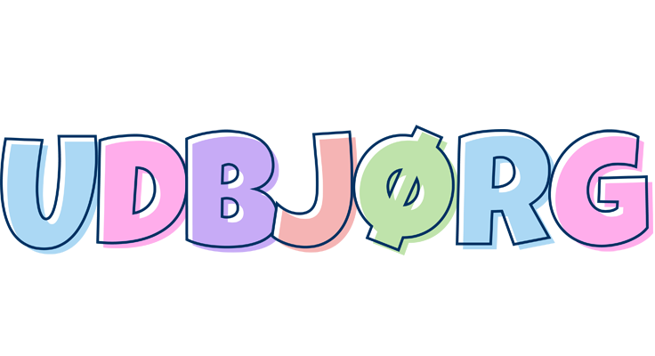 Udbjørg pastel logo