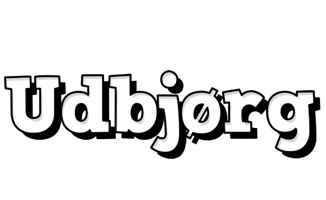 Udbjørg snowing logo