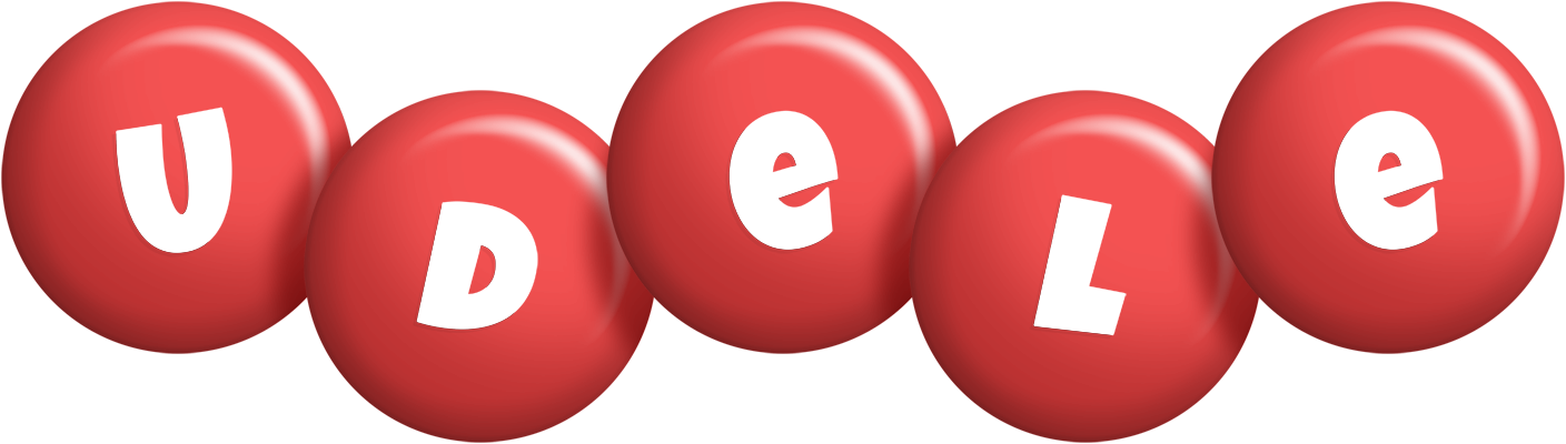 Udele candy-red logo
