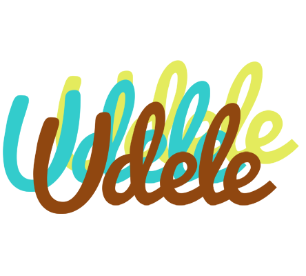 Udele cupcake logo