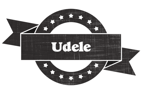 Udele grunge logo