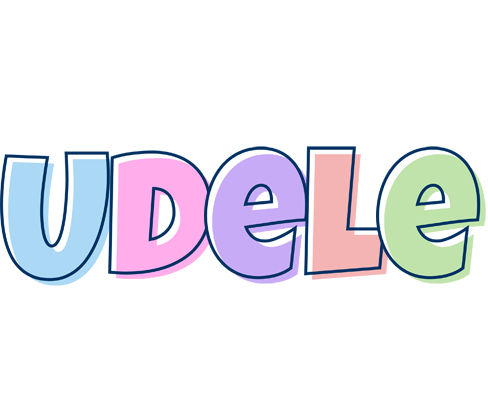 Udele pastel logo