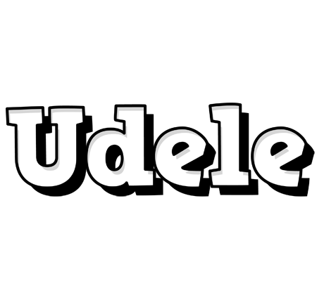 Udele snowing logo