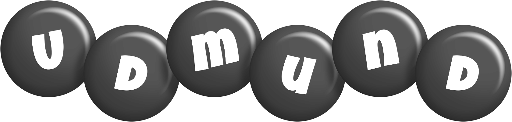 Udmund candy-black logo