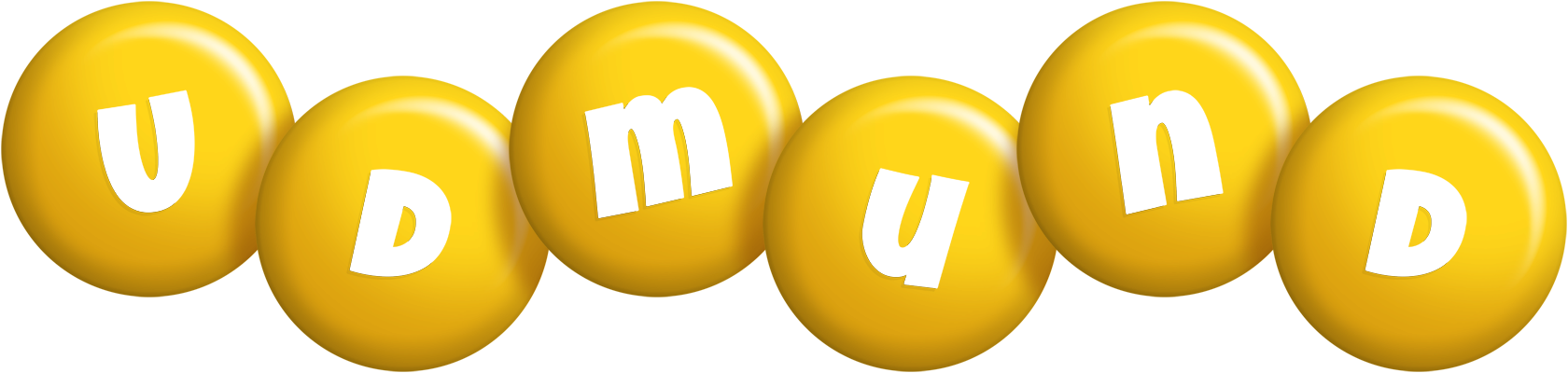 Udmund candy-yellow logo