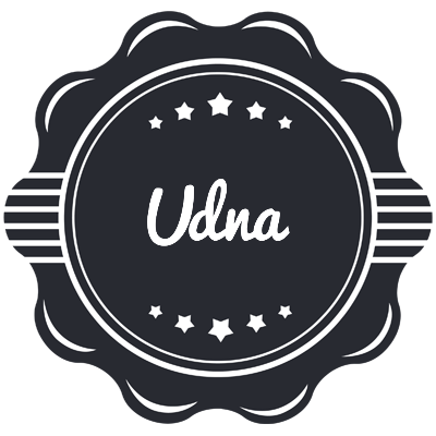 Udna badge logo