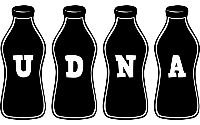 Udna bottle logo
