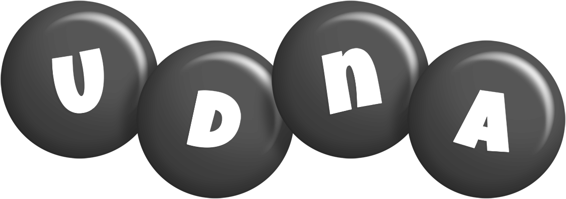 Udna candy-black logo