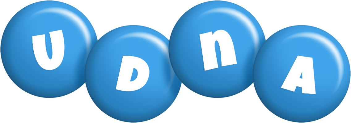 Udna candy-blue logo