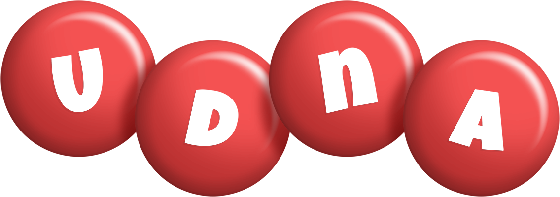 Udna candy-red logo