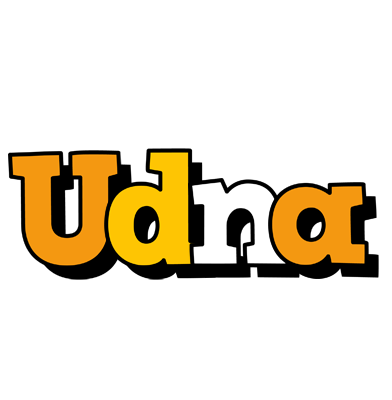 Udna cartoon logo