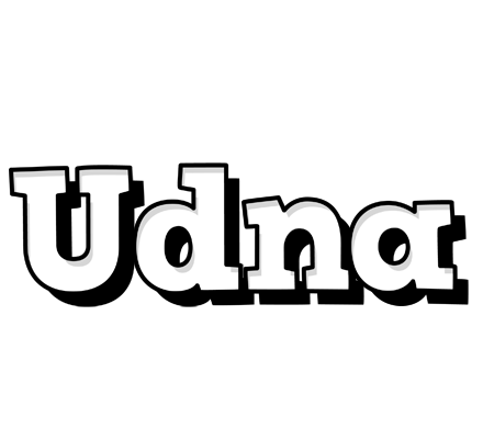 Udna snowing logo