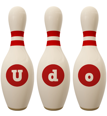 Udo bowling-pin logo