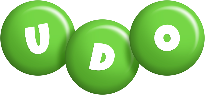 Udo candy-green logo