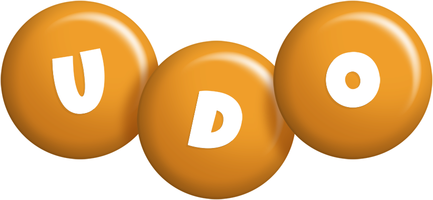 Udo candy-orange logo