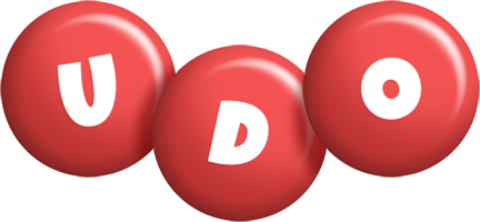 Udo candy-red logo