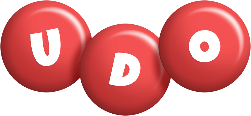 Udo candy-red logo