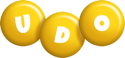 Udo candy-yellow logo