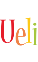 Ueli birthday logo