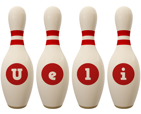 Ueli bowling-pin logo