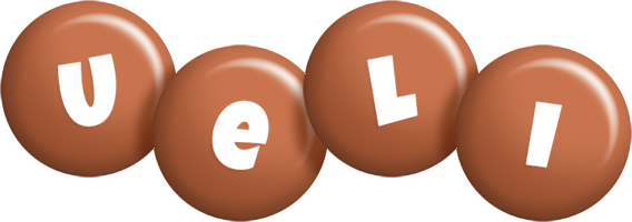 Ueli candy-brown logo