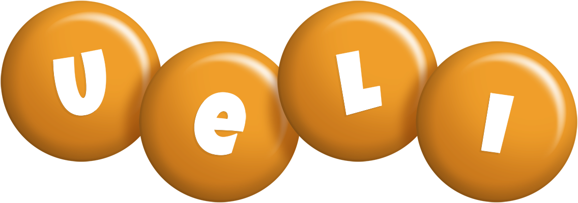 Ueli candy-orange logo