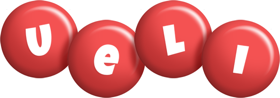 Ueli candy-red logo