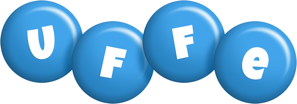 Uffe candy-blue logo
