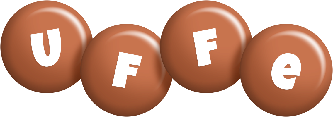 Uffe candy-brown logo
