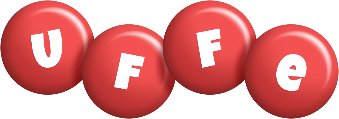 Uffe candy-red logo