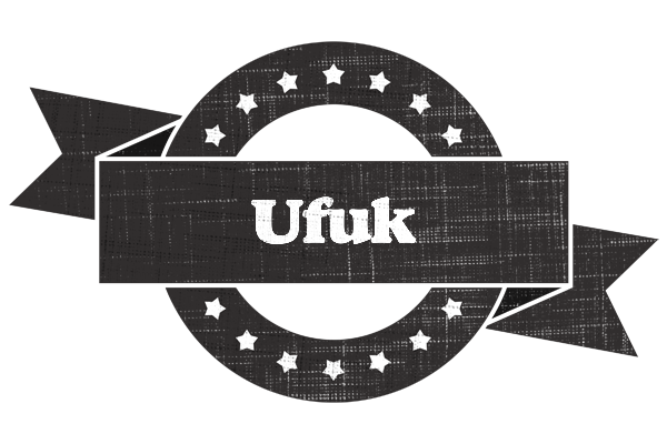 Ufuk grunge logo