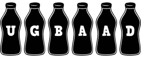 Ugbaad bottle logo