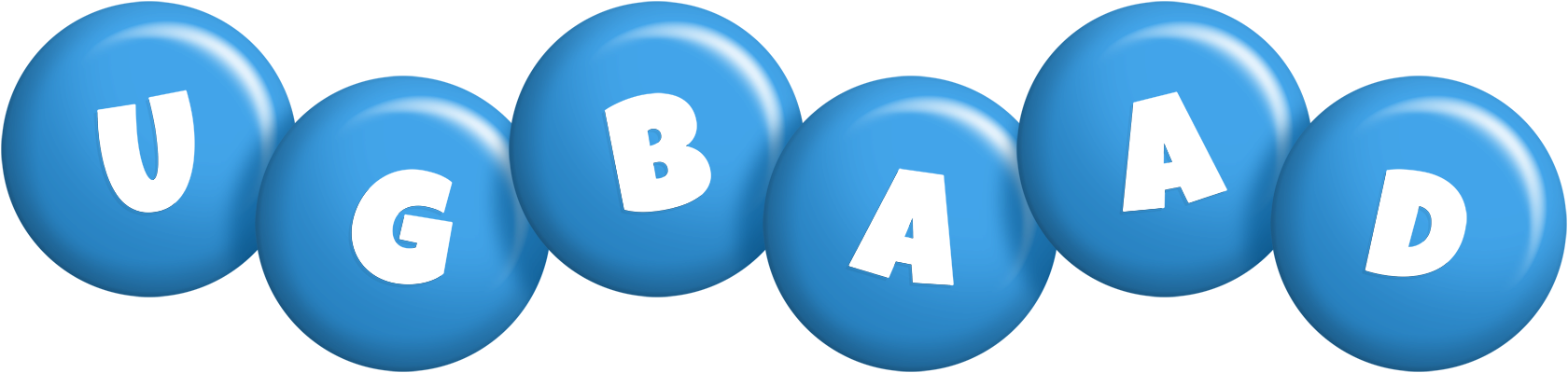 Ugbaad candy-blue logo