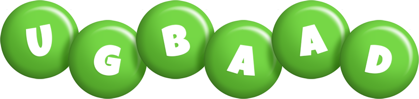 Ugbaad candy-green logo