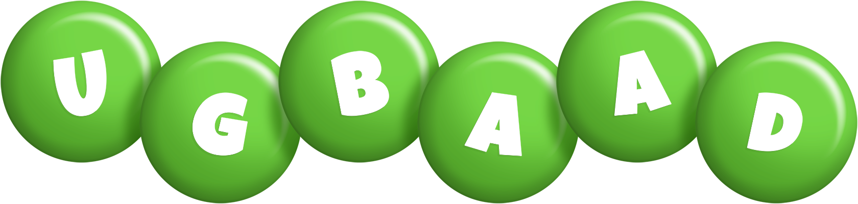 Ugbaad candy-green logo