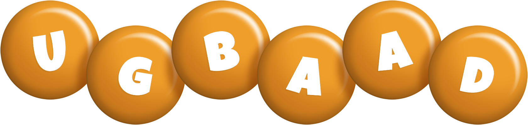 Ugbaad candy-orange logo