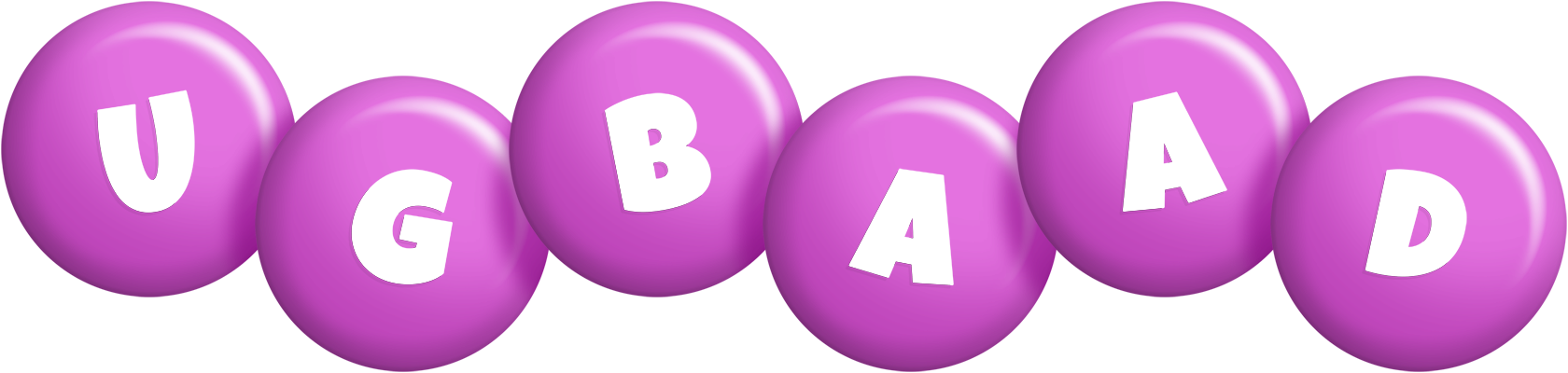 Ugbaad candy-purple logo