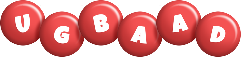 Ugbaad candy-red logo